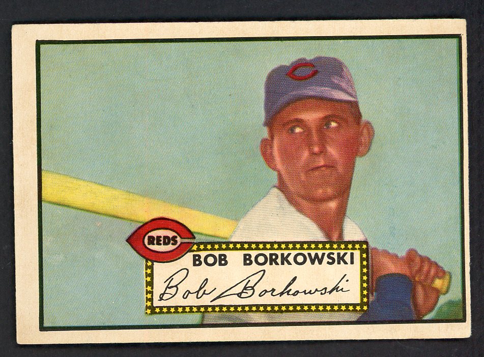 1952 Topps Baseball #328 Bob Borkowski Reds EX-MT 546931