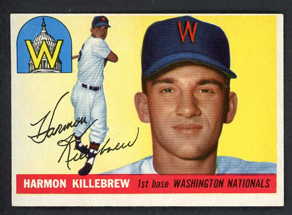 1955 Topps Baseball #124 Harmon Killebrew Senators EX-MT oc 546934