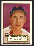 1952 Topps Baseball #385 Herman Franks Giants EX+/EX-MT 546938