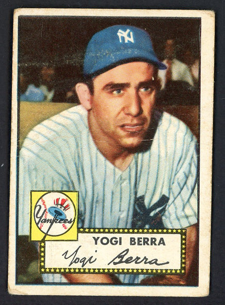 1952 Topps Baseball #191 Yogi Berra Yankees Good 546939
