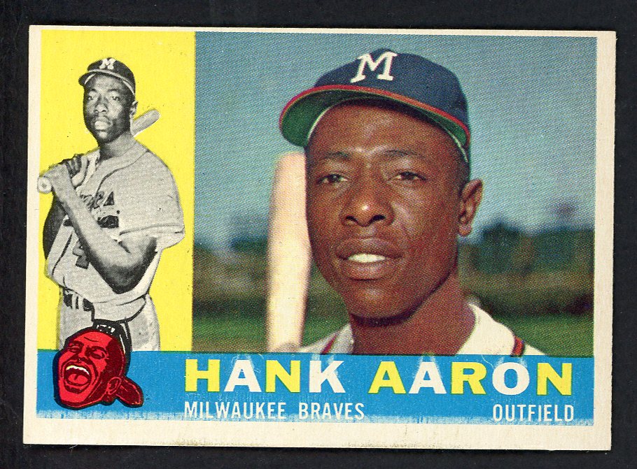 1960 Topps Baseball #300 Hank Aaron Braves EX-MT 546940