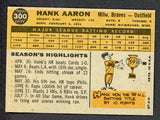 1960 Topps Baseball #300 Hank Aaron Braves EX-MT 546940