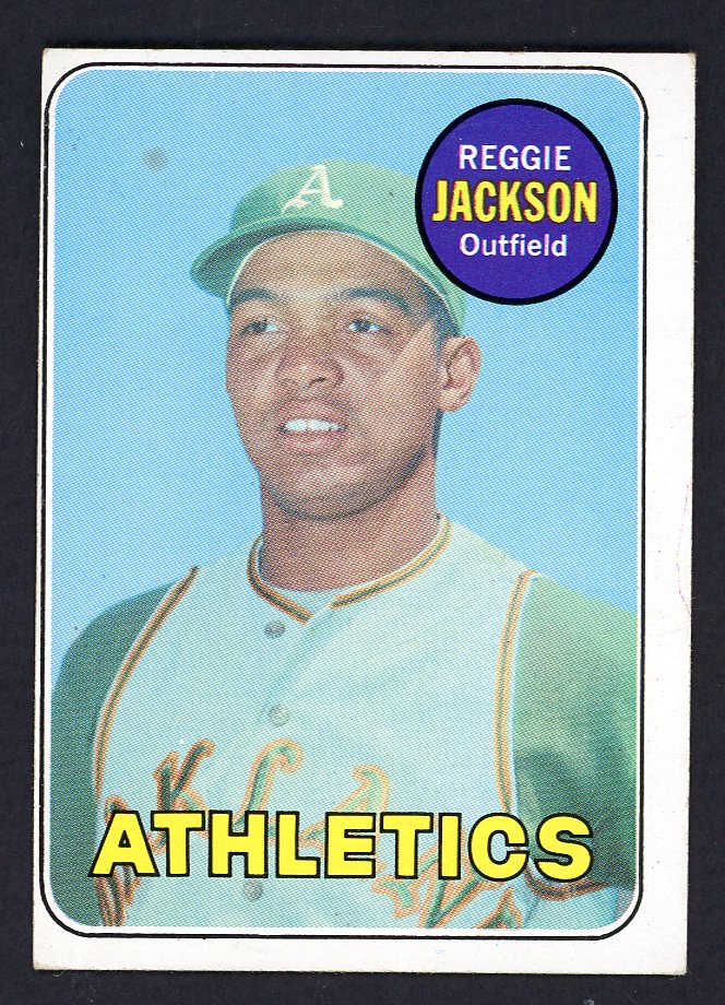 1969 Topps Baseball #260 Reggie Jackson A's EX 546948