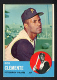 1963 Topps Baseball #540 Roberto Clemente Pirates EX 546949