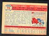 1957 Topps Baseball #076 Roberto Clemente Pirates VG-EX 546951