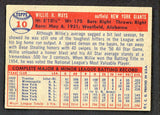 1957 Topps Baseball #010 Willie Mays Giants EX+/EX-MT 546953