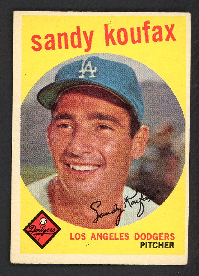 1959 Topps Baseball #163 Sandy Koufax Dodgers EX-MT 546955