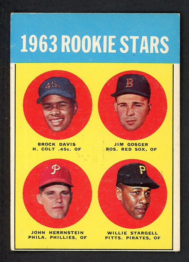 1963 Topps Baseball #553 Willie Stargell Pirates EX 546956