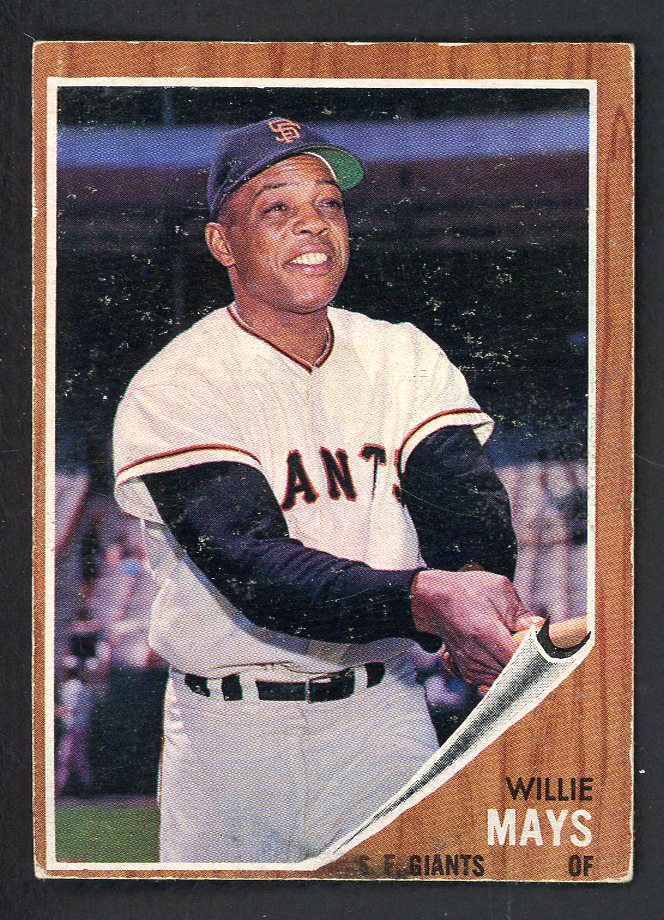 1962 Topps Baseball #300 Willie Mays Giants VG-EX 546959