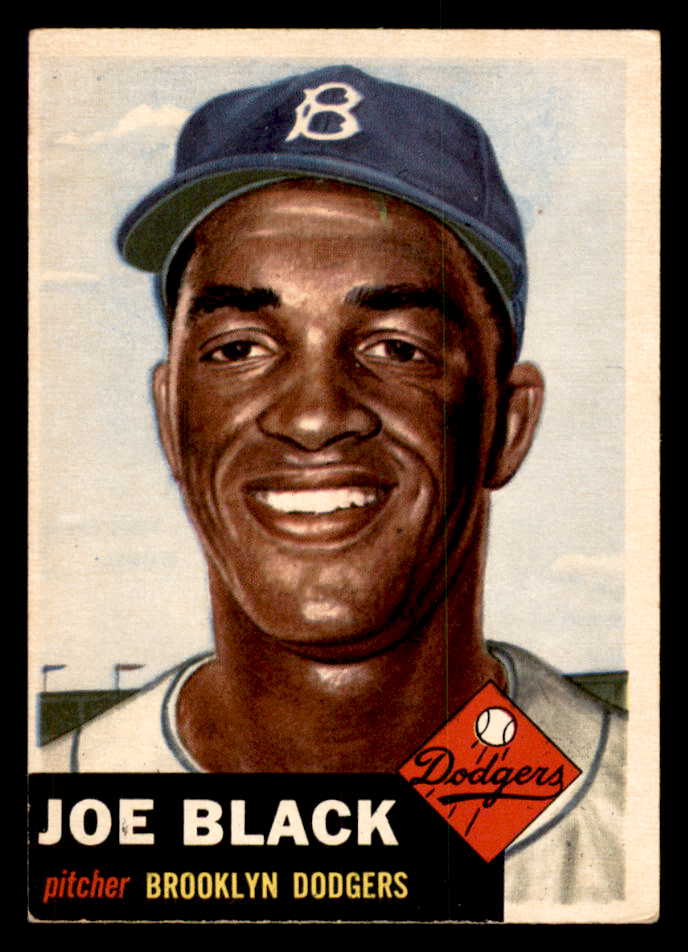 1953 Topps Baseball #081 Joe Black Dodgers EX 547005