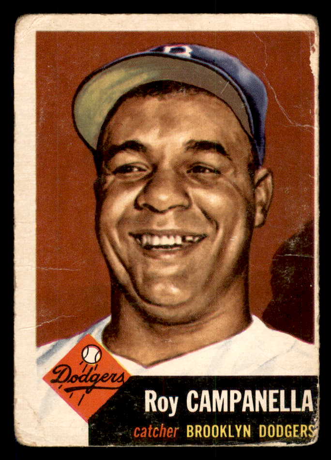 1953 Topps Baseball #027 Roy Campanella Dodgers Fair 547006