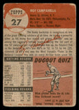 1953 Topps Baseball #027 Roy Campanella Dodgers Fair 547006