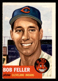 1953 Topps Baseball #054 Bob Feller Indians EX 547010