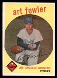 1959 Topps Baseball #508 Art Fowler Dodgers EX 547015
