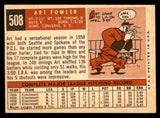 1959 Topps Baseball #508 Art Fowler Dodgers EX 547015
