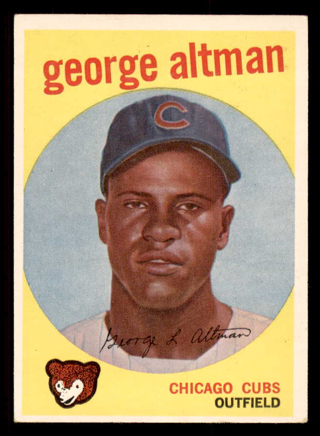 1959 Topps Baseball #512 George Altman Cubs EX 547016