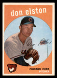 1959 Topps Baseball #520 Don Elston Cubs EX 547021