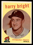 1959 Topps Baseball #523 Harry Bright Pirates EX 547024