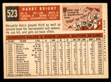 1959 Topps Baseball #523 Harry Bright Pirates EX 547024