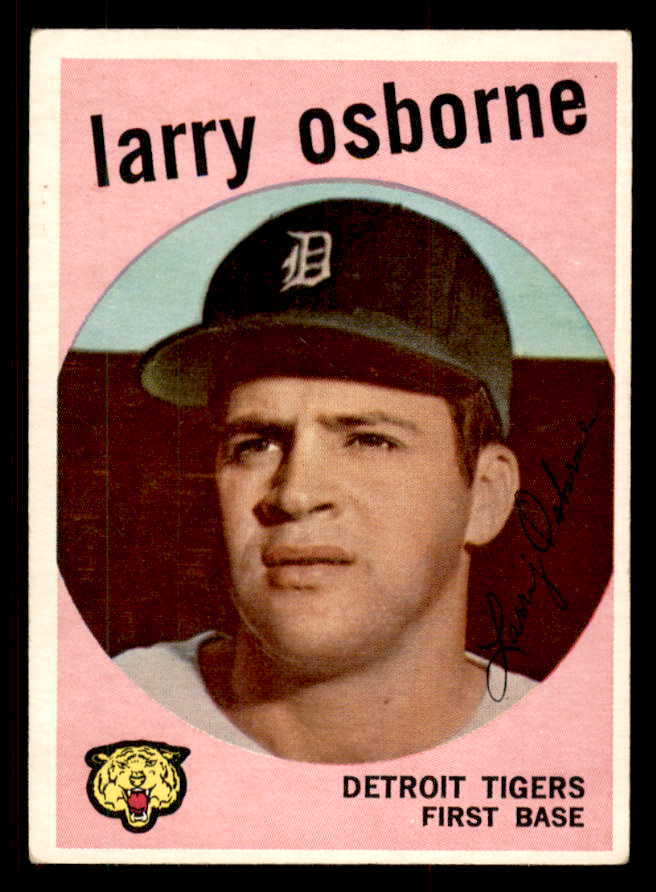 1959 Topps Baseball #524 Larry Osborne Tigers VG-EX 547025