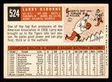 1959 Topps Baseball #524 Larry Osborne Tigers VG-EX 547025