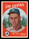 1959 Topps Baseball #525 Jim Coates Yankees EX-MT 547026
