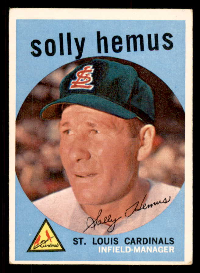 1959 Topps Baseball #527 Solly Hemus Cardinals VG-EX 547028