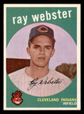 1959 Topps Baseball #531 Ray Webster Indians EX-MT 547030