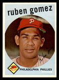 1959 Topps Baseball #535 Ruben Gomez Phillies EX-MT 547031