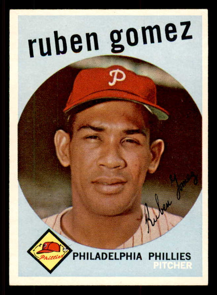 1959 Topps Baseball #535 Ruben Gomez Phillies EX-MT 547031