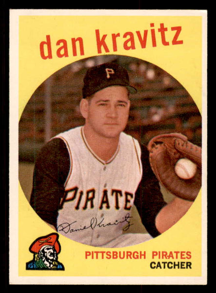 1959 Topps Baseball #536 Danny Kravitz Pirates EX-MT 547032