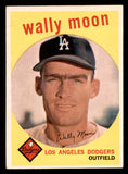 1959 Topps Baseball #530 Wally Moon Dodgers EX 547035