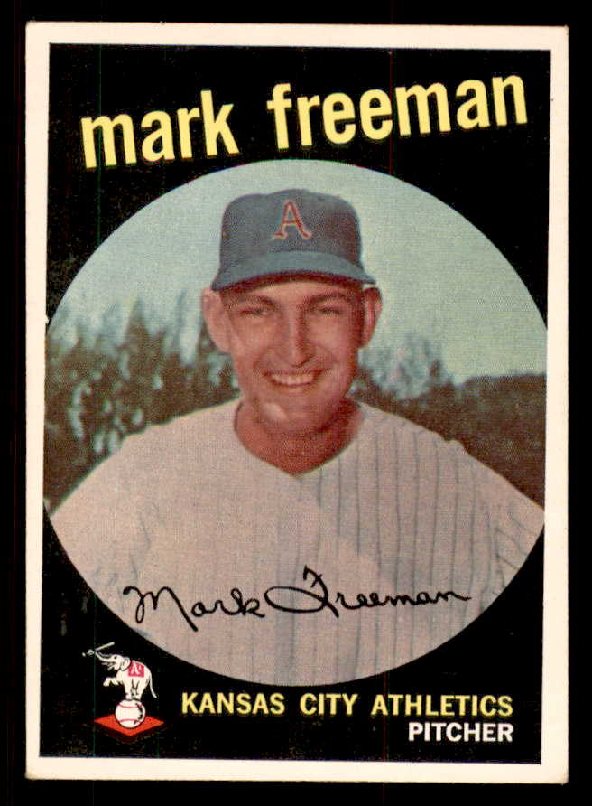 1959 Topps Baseball #532 Mark Freeman A's EX 547036