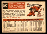 1959 Topps Baseball #532 Mark Freeman A's EX 547036