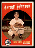 1959 Topps Baseball #533 Darrell Johnson Yankees VG-EX 547037
