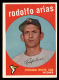 1959 Topps Baseball #537 Rodolfo Arias White Sox EX 547039