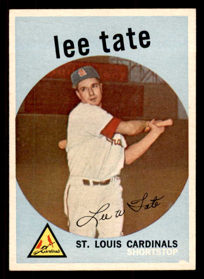 1959 Topps Baseball #544 Lee Tate Cardinals EX-MT 547042