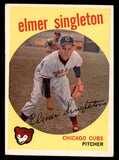 1959 Topps Baseball #548 Elmer Singleton Cubs VG-EX 547047