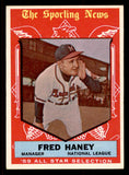 1959 Topps Baseball #551 Fred Haney A.S. Braves EX 547049
