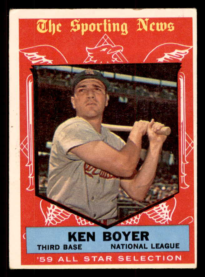 1959 Topps Baseball #557 Ken Boyer A.S. Cardinals VG-EX 547055