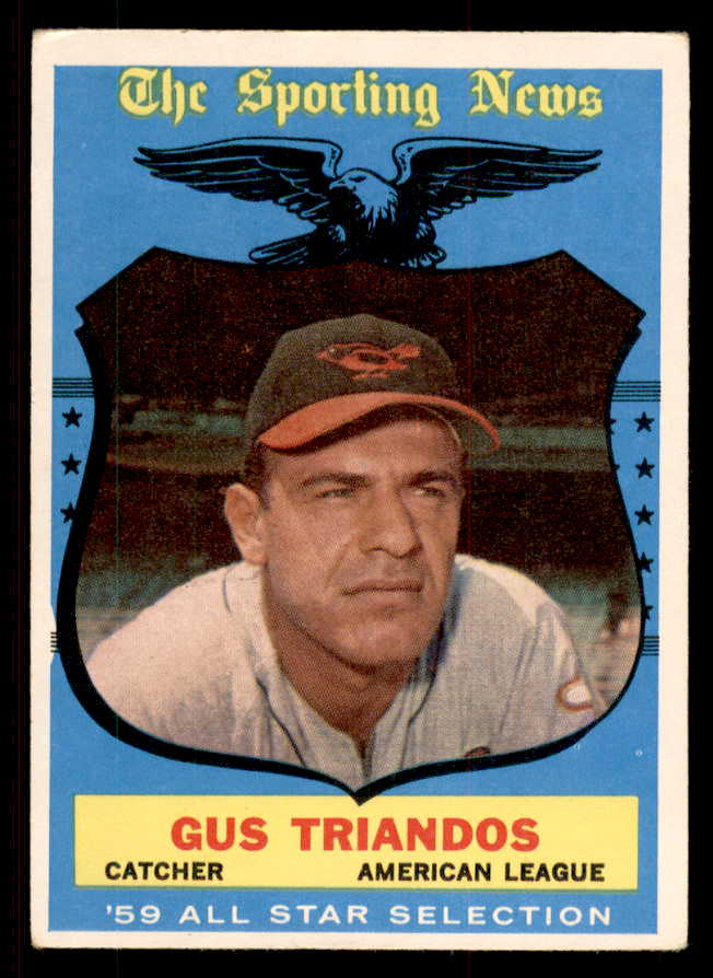 1959 Topps Baseball #568 Gus Triandos A.S. Orioles VG-EX 547060