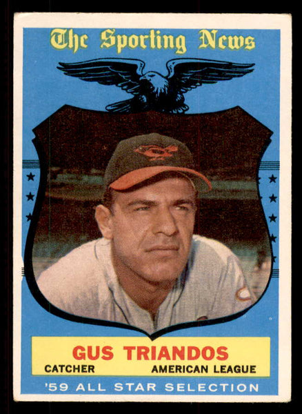 1959 Topps Baseball #568 Gus Triandos A.S. Orioles VG-EX 547060