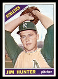 1966 Topps Baseball #036 Catfish Hunter A's EX-MT 547067