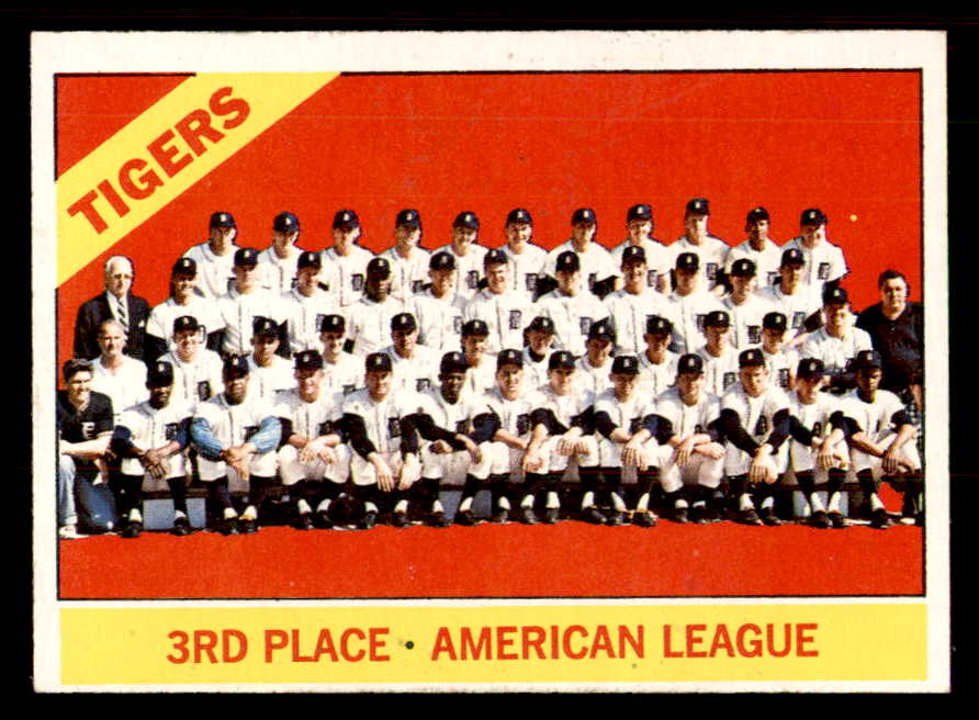 1966 Topps Baseball #583 Detroit Tigers Team EX-MT 547075