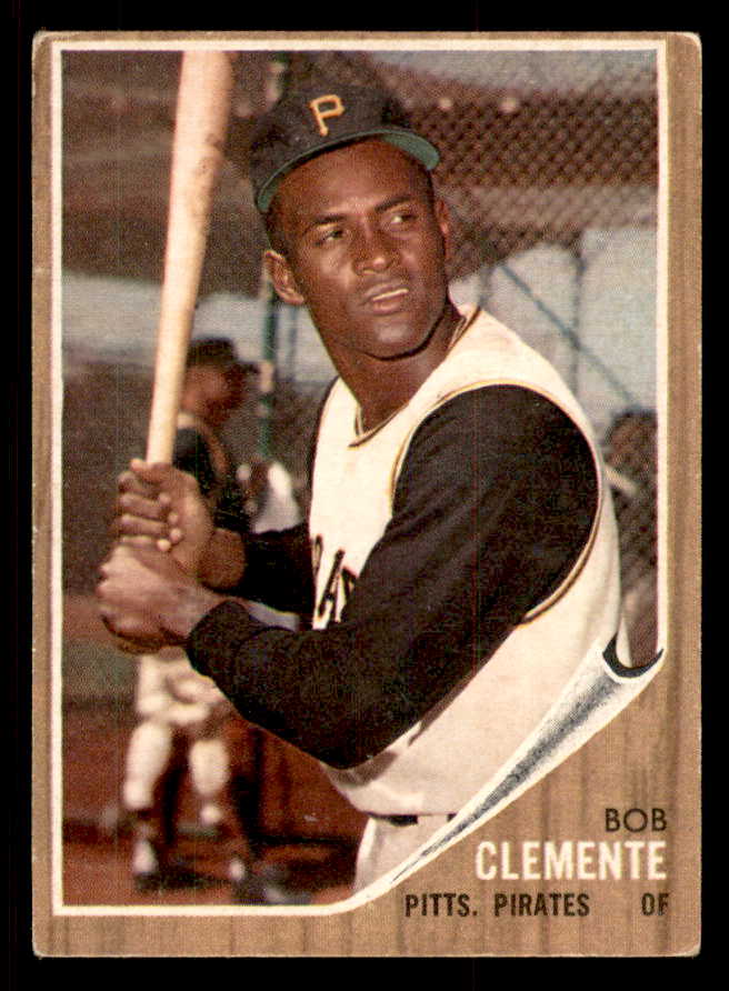 1962 Topps Baseball #010 Roberto Clemente Pirates VG-EX 547083