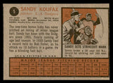 1962 Topps Baseball #005 Sandy Koufax Dodgers VG-EX 547085