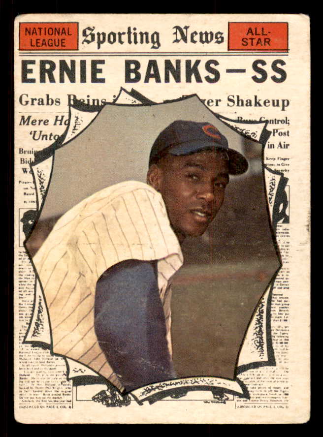 1961 Topps Baseball #575 Ernie Banks A.S. Cubs GD-VG 547086