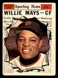 1961 Topps Baseball #579 Willie Mays A.S. Giants VG 547087