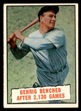1961 Topps Baseball #405 Lou Gehrig Yankees EX 547089