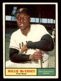 1961 Topps Baseball #517 Willie McCovey Giants EX 547091
